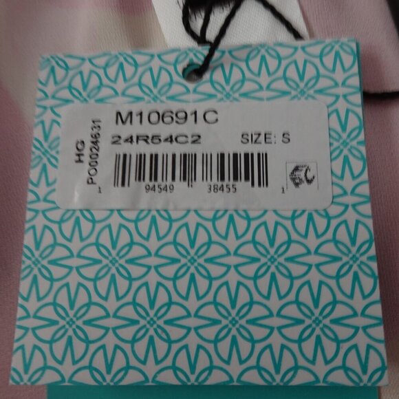 Ming Wang Skirt & Top Set Outfit Women's Size S Pink Yellow TWO Pieces Colorful - Picture 16 of 16